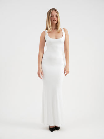 Navka Dress in White