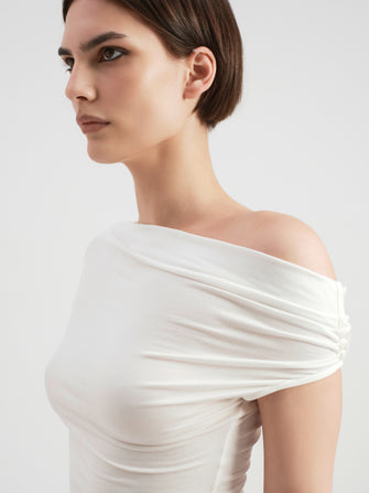 Zirka Top in Cream White