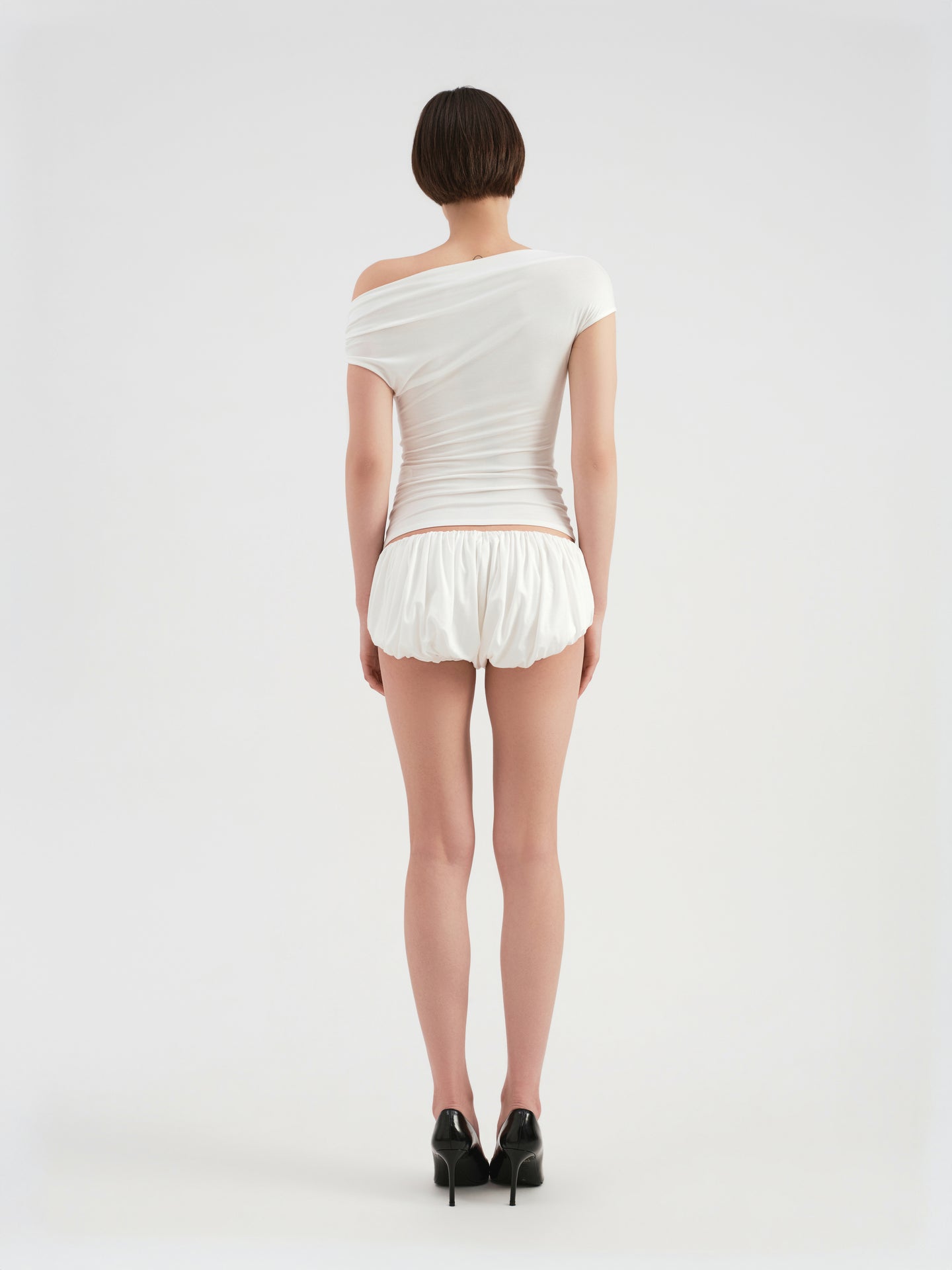 Zirka Shorts in Cream White