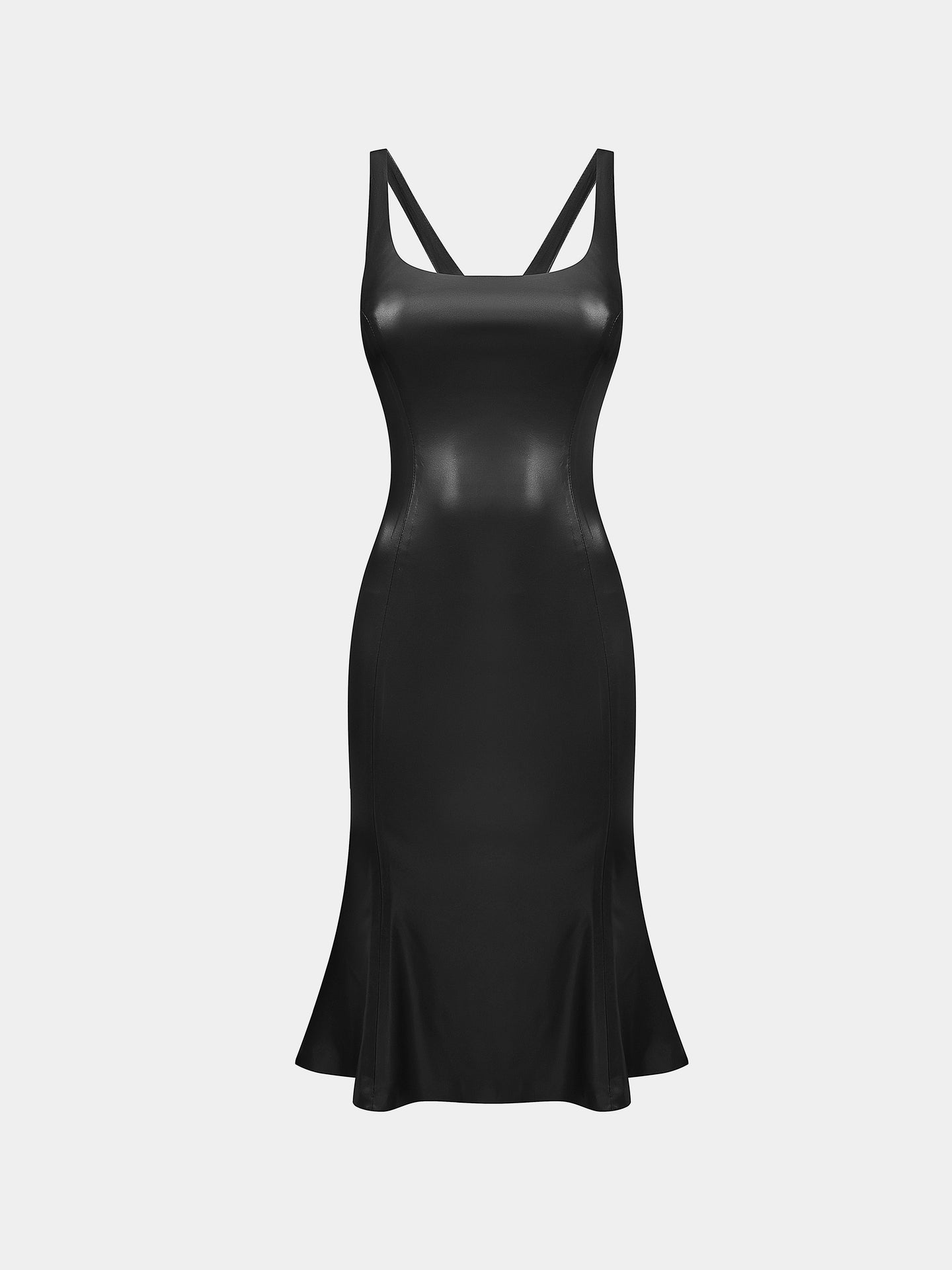 Skin Dress in Faux Leather