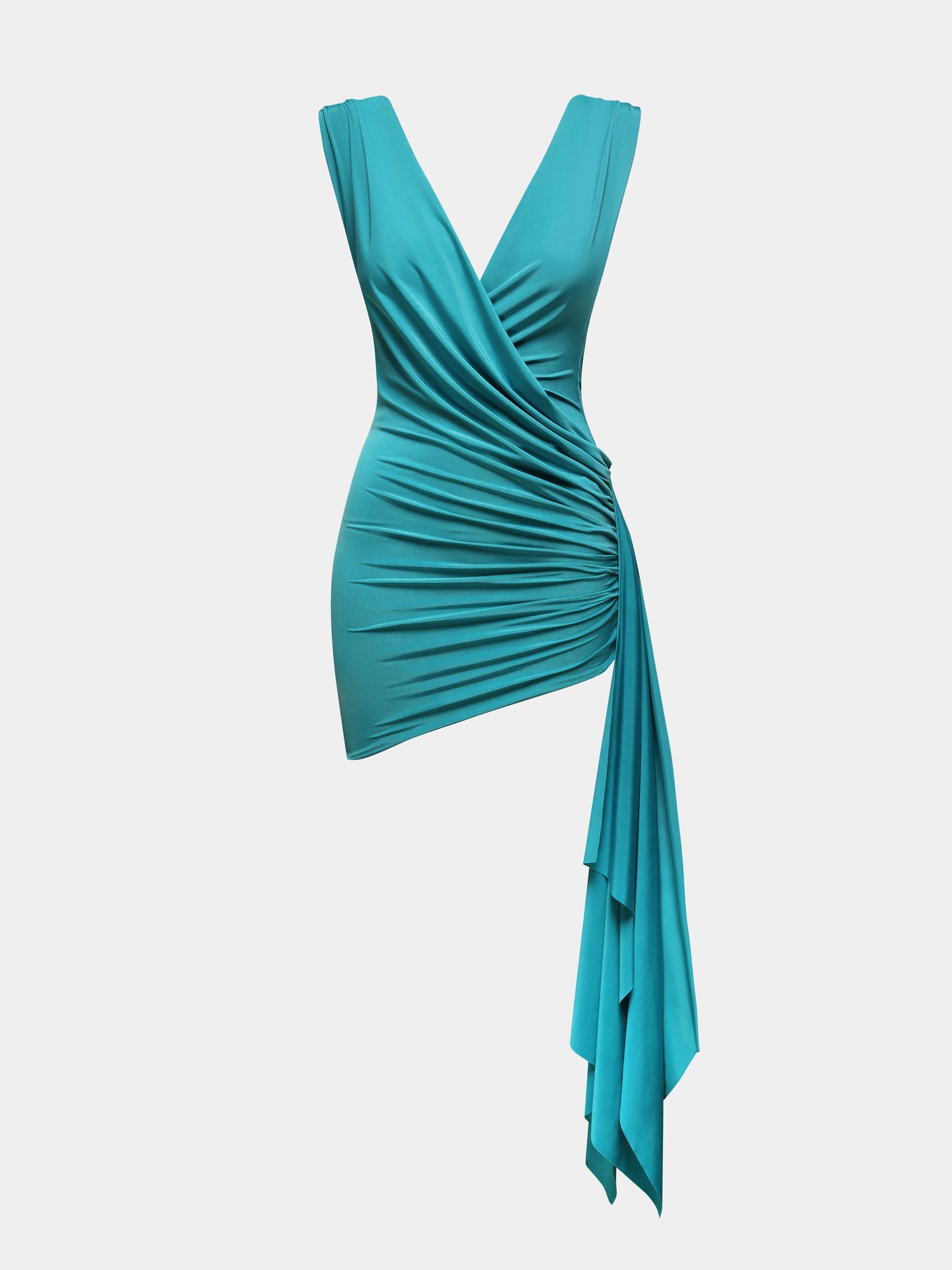 Marena Dress in Lagoon Teal