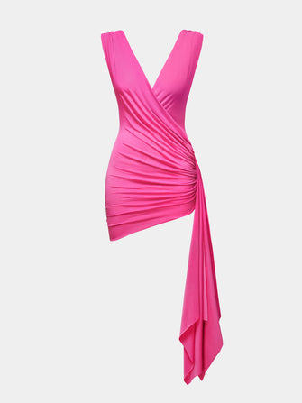 Marena Dress in Fuchsia