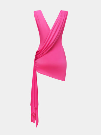 Marena Dress in Fuchsia