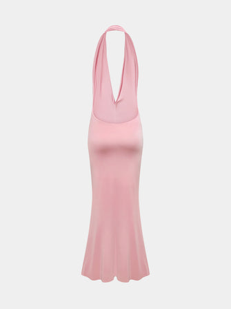 Afina Dress in Dusty Rose
