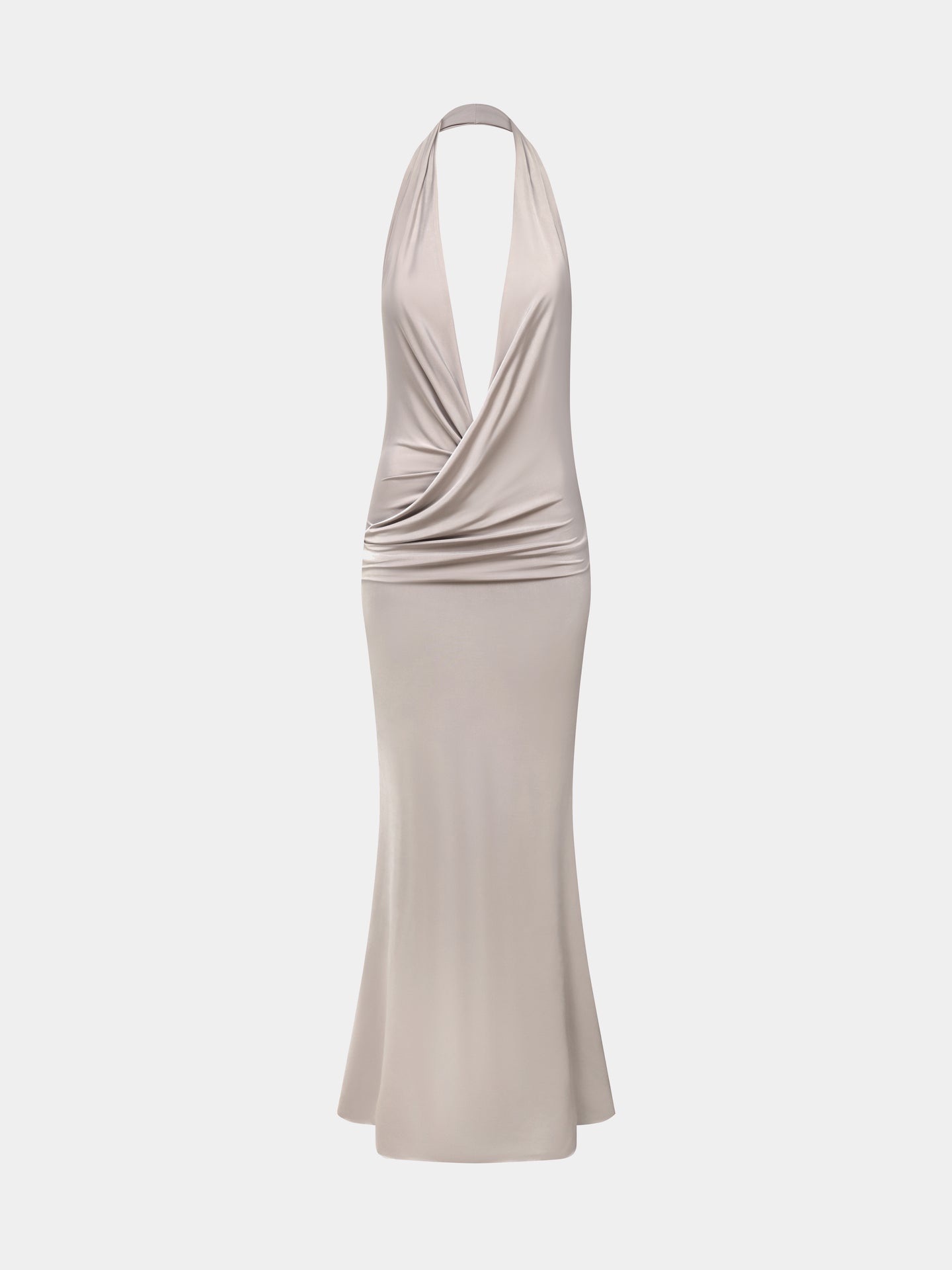 Afina Dress in Dusk Beige