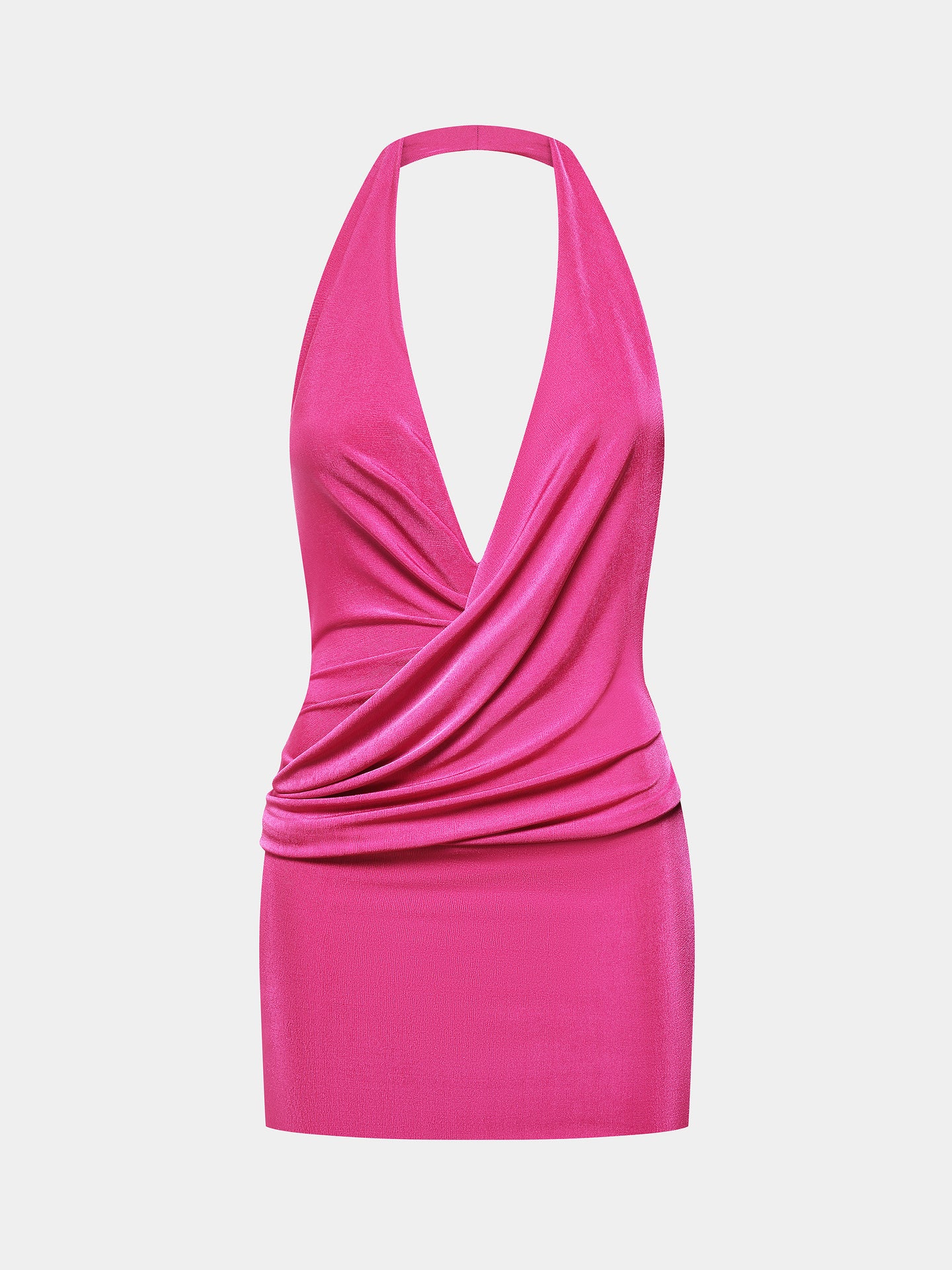 Athena Dress in Fuchsia
